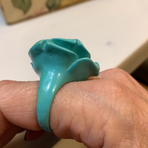 Ring Reconstituted Turquoise - Picture 2 of 4